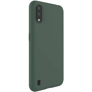 Чохол Silicone Case full для Samsung Galaxy A01 Core (A013) Green