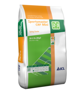 Добриво для газону Sportsmaster Mini Весна (20-6-10+3CaO+2MgO) 3міс на 10-12 соток 25 кг
