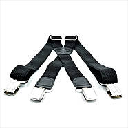 Підтяжки Weatro 0014PI Чорні, фото 3