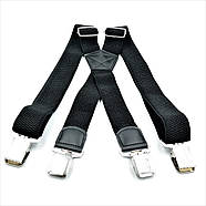 Підтяжки Weatro 0014PI Чорні, фото 2