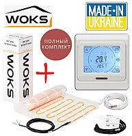Нагрівальний мат для теплої підлоги під плитку WoksMat 160, 0.5 м2
