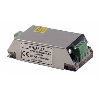 Блок питания 15W MN-15-12 12V 1.25А (15ВТ 12В 1А) для светодиодных лент, модулей, линеек