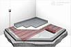 Двожильний нагрівальний мат для монтажу теплої підлоги під плитку WoksMat 160, 0.5 м², фото 5