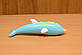 Акумуляторна 3D ручка Wm - 9903 для дітей з трафаретами і пластиком для малювання 3Д Pen дельфін синій, фото 2
