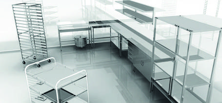 Меблі з нержавіючої сталі