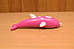 Акумуляторна 3D ручка Wm - 9903 для дітей з трафаретами і пластиком для малювання 3Д Pen рожевий дельфін, фото 3