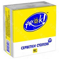 Серветки столові PrOK 33*33 100шт