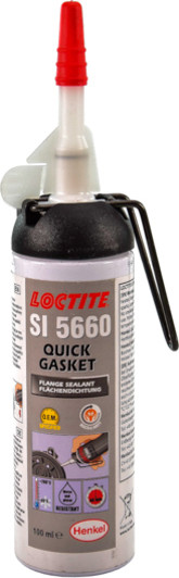 LOCTITE SI 5660 RC100ML EN/DE	Силікон спиртовий, маслостійкий, сірий, під тиском, особливо стійкий до охолоджу