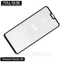 Захисне скло Full Glue Huawei Honor 8X (Black) - 5D Повна поклейка