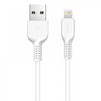 Кабель Usb Lightning HOCO X20 Flash 3m (круглый) White