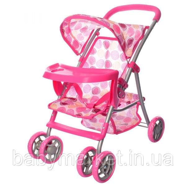 Коляска для ляльок Melogo 9304BW-T/025 (pink)