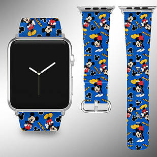 Ремінець Apple Watch Silicone DISNEY 38/40 Mickey Mouse Blue