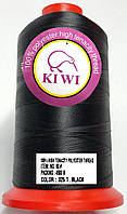 Нитки обувные повышенной прочности KIWI № 60 4500 м / 325 черные