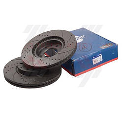 Диск гальмівний передній MAZDA 6 2007 - з антикорозионным покриттям TUNING 5*(виробництво ROTINGER, Польща)