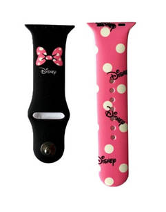 Ремінець Apple Watch Silicone DISNEY 38/40 Mickey Mouse Pink