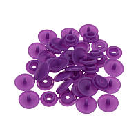 Кнопка пластиковая 12мм фиолетовая (03) 50шт (6125)