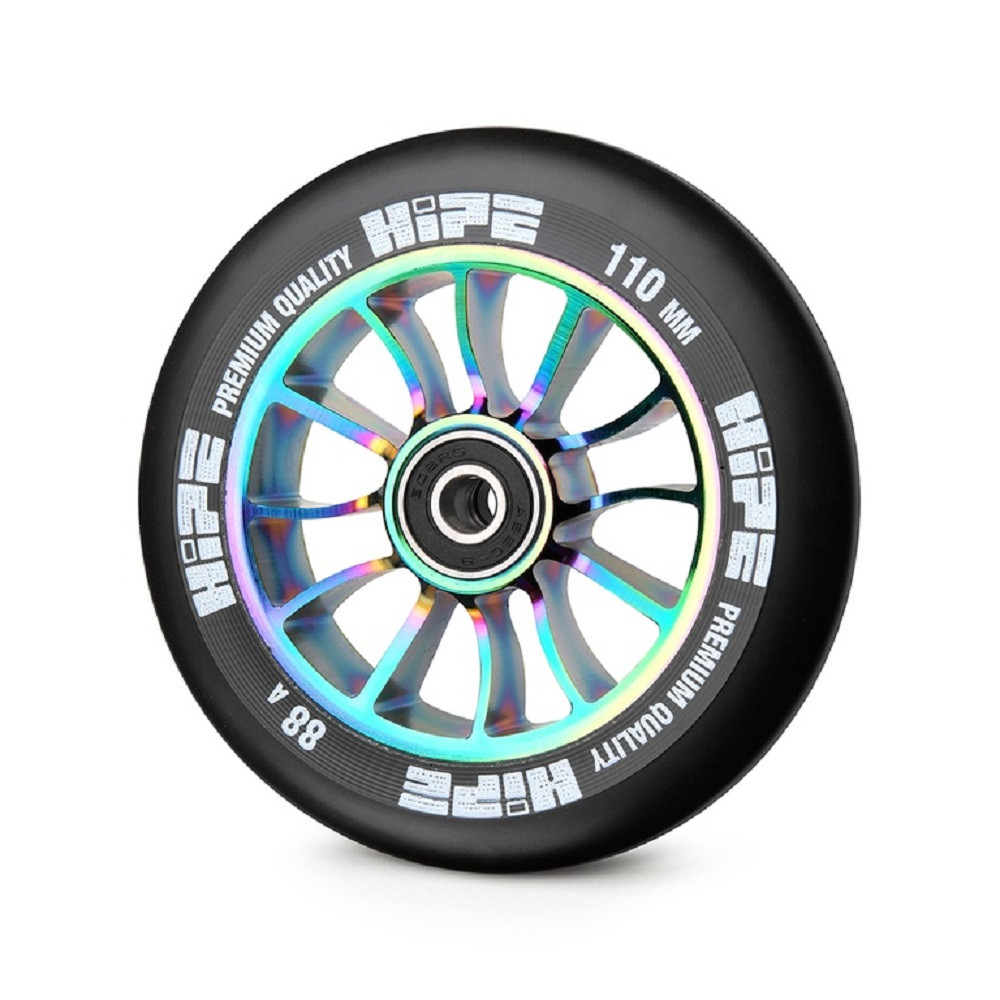 Колесо для трюкового самоката Hipe LMT01 110мм Neo chrome