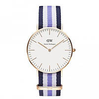 Часы Daniel Wellington ( blue-white-purple )