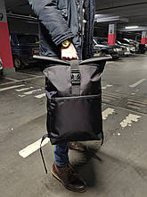 Рюкзак Roll Top / Рюкзак чоловічий - жіночий / Рюкзак для Ноутбука / Рюкзак чоловічий чорний / рюкзак міський