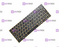 Оригинальная клавиатура для ноутбука MSI E1210, RoverBook U100, Wind U100 series, rus, black
