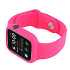 Ремінець Apple Watch Silicone 42/44 mm Hot Pink, фото 3
