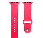 Ремінець Apple Watch Silicone 42/44 mm Hot Pink, фото 4