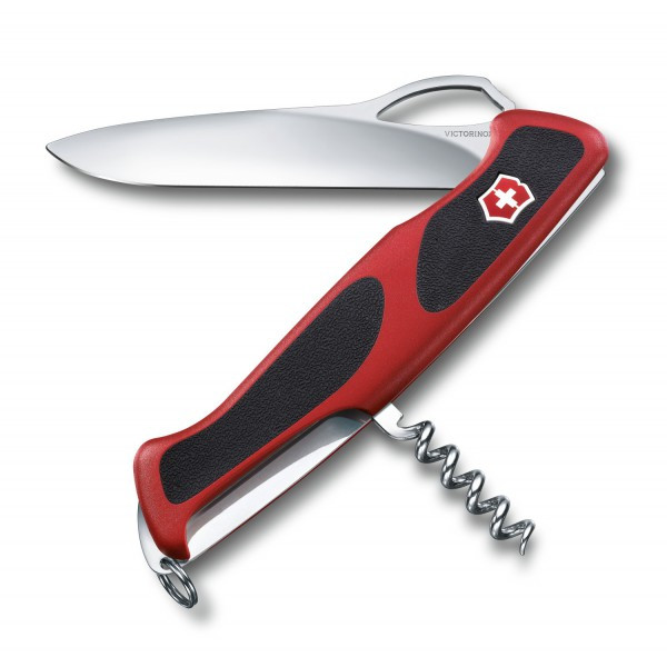 Ніж червоно-чорний - RANGERGRIP з високоміцної нержавіючої сталі Victorinox