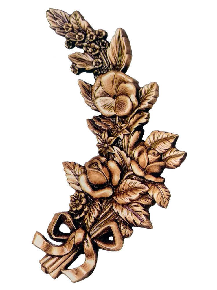 Троянда для надгробного пам'ятника 25х15x2 см, арт.: 1989d