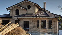 Композитна черепиця Novatik NATURA CLASSIC brown earth (коричневий), фото 5