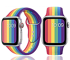 Ремінець Apple Watch Silicone 42/44 mm Rainbow Веселка, фото 5