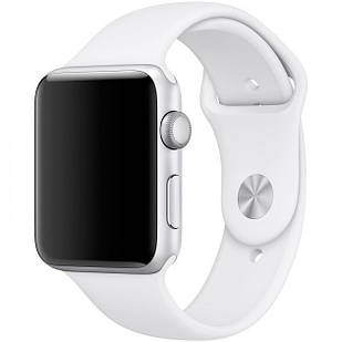 Ремінець Apple Watch Silicone 42/44 mm White