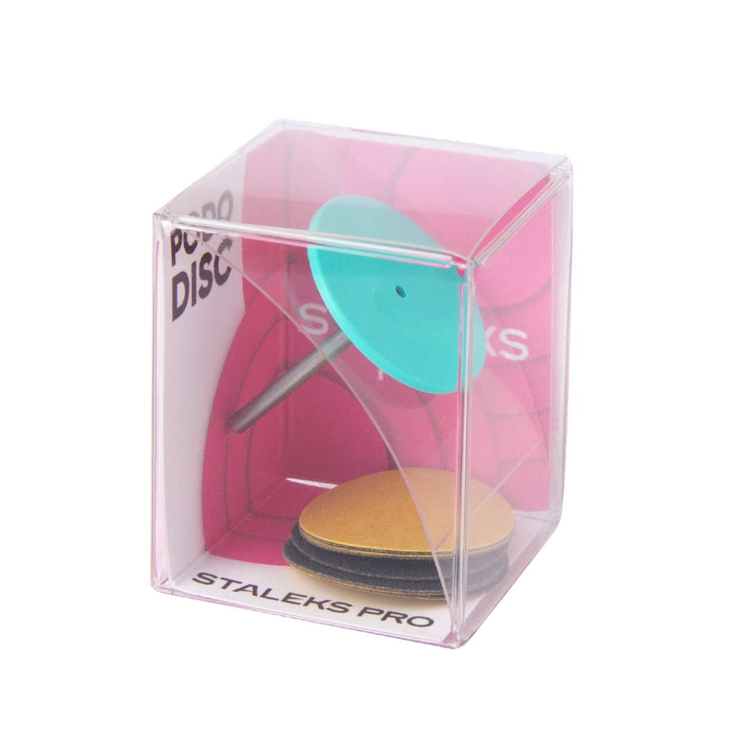 Педикюрний пластиковий диск STALEKS PRO PODODISK, PPDset-25, розмір L, 25 мм