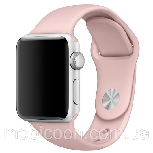 Ремінець Apple Watch Silicone 42/44 mm S (19) Pink sand