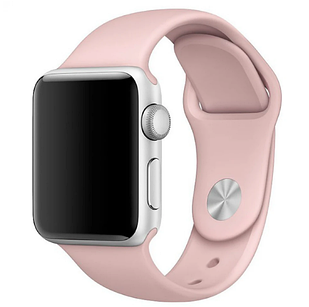 Ремінець Apple Watch Silicone 42/44 mm S (19) Pink sand