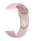 Ремінець Apple Watch Silicone 42/44 mm S (19) Pink sand, фото 4
