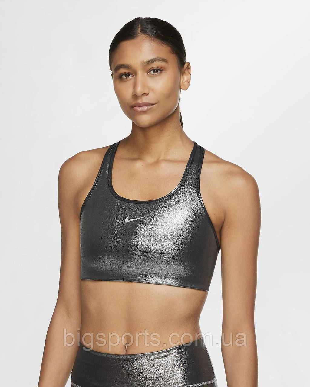 Топ жінок. Nike W Swoosh Icnclsh Shmr Bra (арт. CT3791-010)