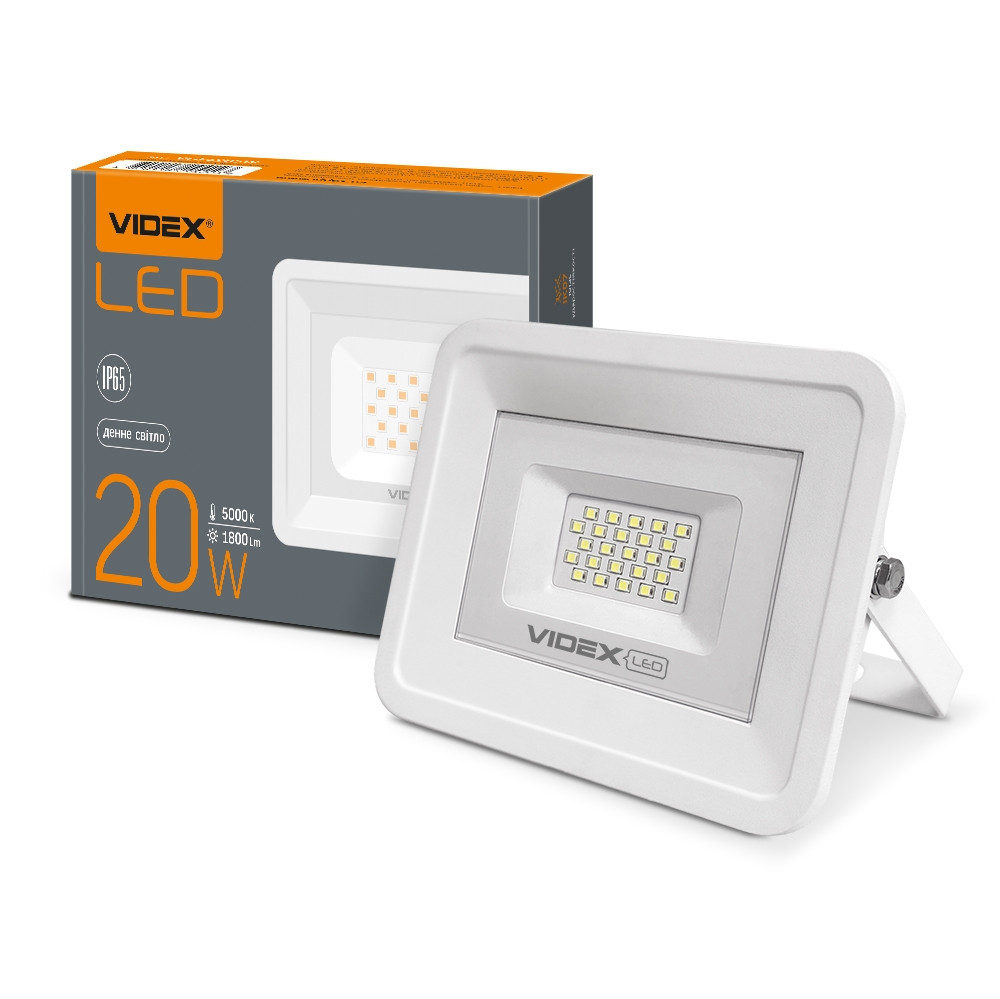 293745 LED Прожектор VIDEX 20 W 5000 K 220 VL-F205W