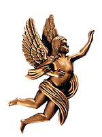 Ангел для надгробного пам'ятника 17х9,5x1,5 см, арт.: 2058i