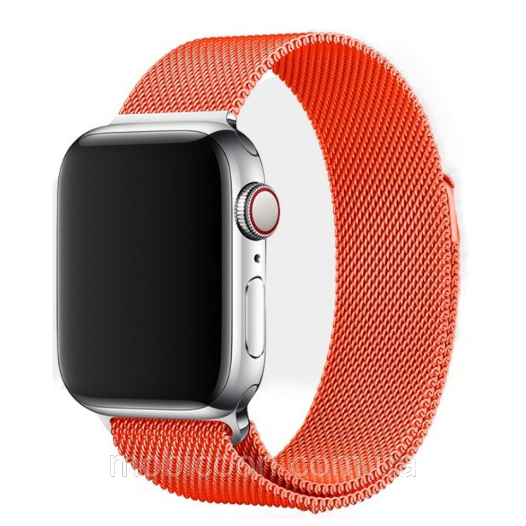 Ремінець Apple Watch Milanese Loop 42/44 Papaya