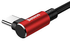 Ігровий кабель для зарядки телефона Baseus MVP Elbow USB - Type-C 2 А 1 м Червоний (CATMVP-A09), фото 4