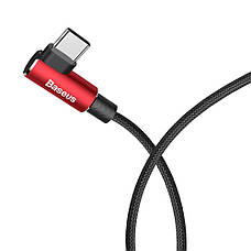 Ігровий кабель для зарядки телефона Baseus MVP Elbow USB - Type-C 2 А 1 м Червоний (CATMVP-A09), фото 5