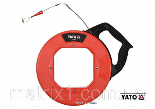 Пристрій для протягування кабелів на котушці 30 М 3 Х 4 мм YATO YT-25010 (Польща), фото 1
