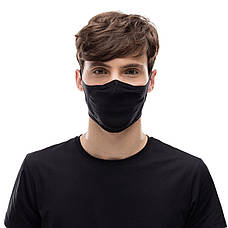 Маска захисна Buff Filter Mask Solid Black, фото 3