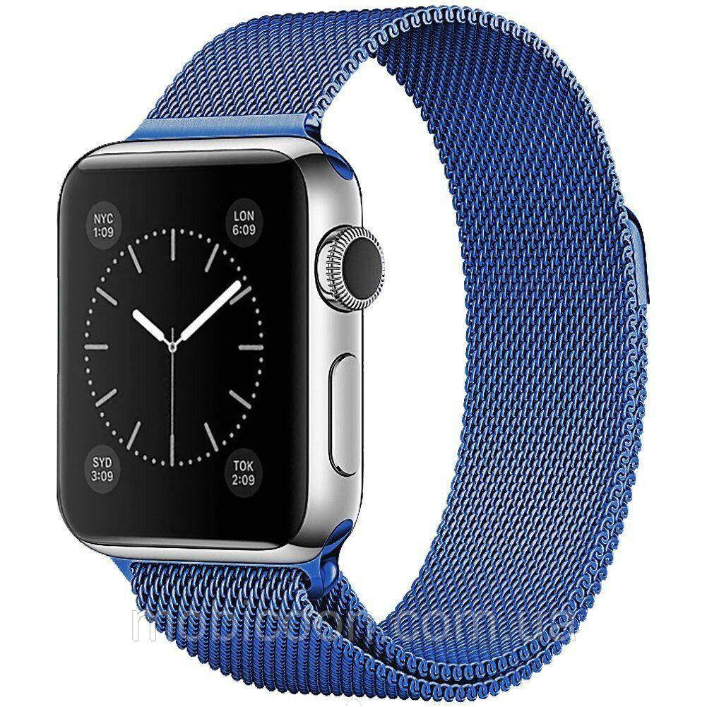 Ремінець Apple Milanese Loop Band для Apple Watch 38-40 mm Blue