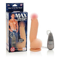 Реалістичний вібратор Max Vibrating Cock Balls від California Exotic Novelties | Puls69, фото 3
