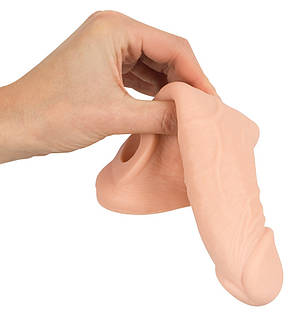 Подовжуюча насадка Nature Skin Penis Sleeve with Extension від Orion   | Knopka, фото 2
