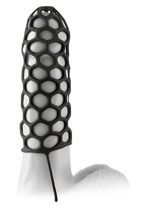 Насадка на пеніс Fantasy X-tensions Silicone Warrior Cock Cage від Pipedream | Knopka, фото 2