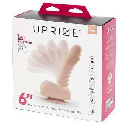 Біонічний вібратор з ерекцією Uprize 6 Inch від Uprize Lovehoney group | Knopka, фото 2