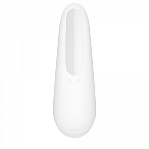 Вакуумний кліторальний стимулятор Satisfyer Curvy 1+ White | Puls69, фото 2