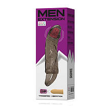 Насадка на пеніс з вібрацією Men Extension (Baile)   | Knopka, фото 3